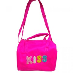Сумка детская "Kiss", 23х26 см (розовая)