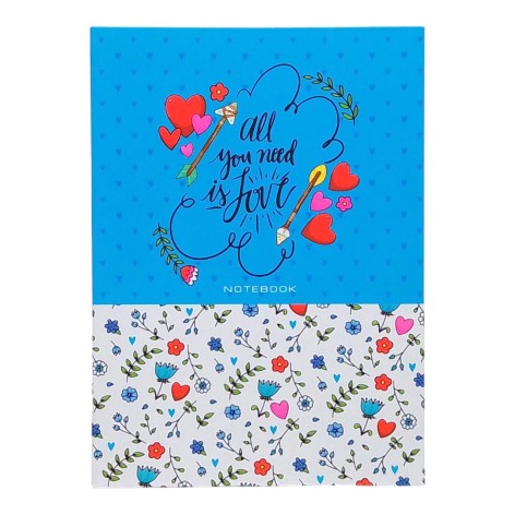 Блокнот А5, 80арк."All You Need is Love"