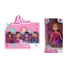 Кукла 12см, фея, с крыльями, в кор-ке, (4виды) /6/144/24шт в кор.