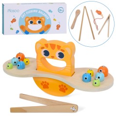 Игрушка деревянная "Баланс" с магнитной рыбалкой MD0784