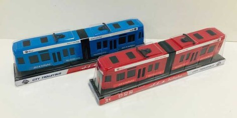 Трамвай іграшковий 2 кольори