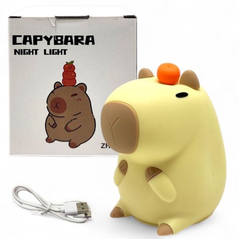 Нічник силіконовий "Капібара" 12 см