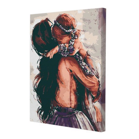 Картина за номерами Riviera Blanca "Мамині обійми" 40x50 см 26 кольорів (RB-0139)