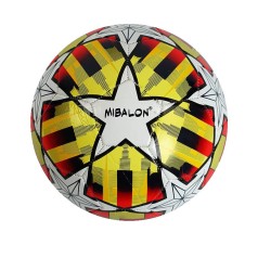 М'яч футбольний МІСТО жовте матеріал PVC, вага 270-290 грамм, розмір №5