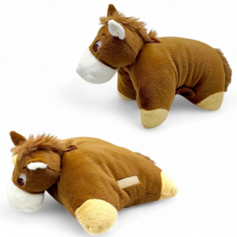 Подушка-складушка Копиця "Кінь" 38x10x37 см