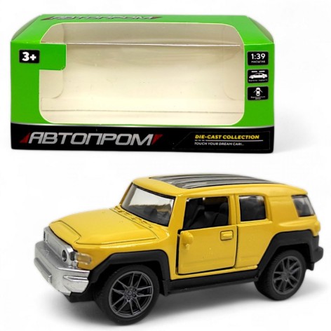 Машина "Автопром. Toyota FJ Cruiser" жовтий