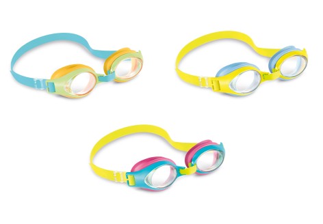 Окуляри для плавання дитячі 3-8 років 3 кольори