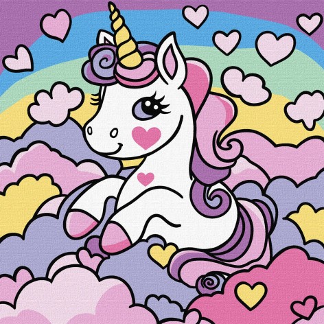 Картина за номерами для дітей 