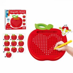 Дощечка магнітна з металевими кульками 19х19 см, 260 кульок, 10 карток YM2225