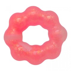 Браслет-антистресс с глитером (коралловый)