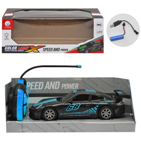 Машина на радиоуправлении бирюзовая