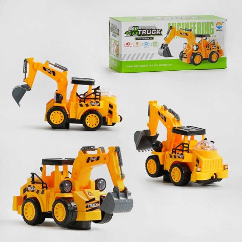 Спецтехніка екскаватор, звук, підсвічування, колесо вільного ходу, в кор. 
