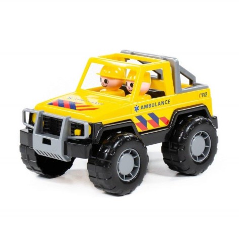 Іграшковий автомобіль-джип швидка допомога 