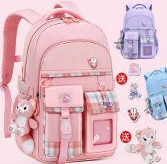 Рюкзак 3 види, розміри: 30х17х44 см, 1 відділення, 6 кишень, на блискавці, брелок, в п/е, МІКС видів 