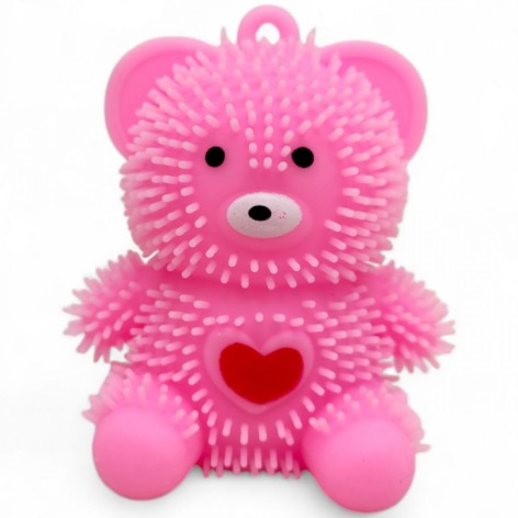 Светящиеся ежики "Мишки" (7,5 см), розовые