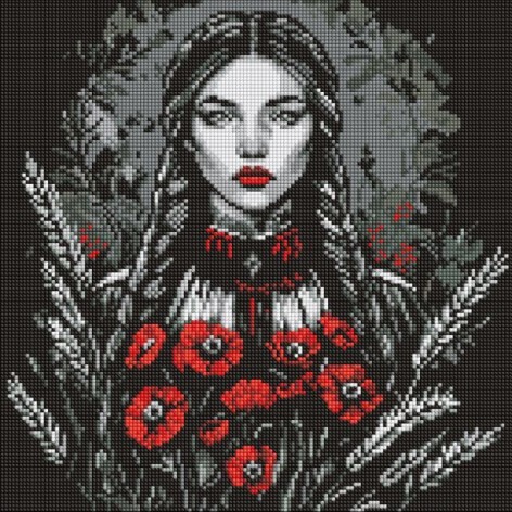 Алмазная мозаика - "Женская сила" ©art_selena_ua, 40х40см