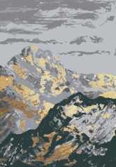 Картини за номерами Золотаві скелі (28x40) (RB-0765)