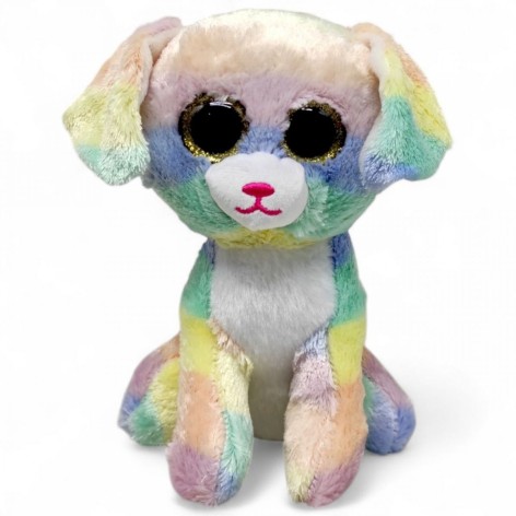 Мягкая игрушка "Глазастик. Песик" (18 см), кремовый