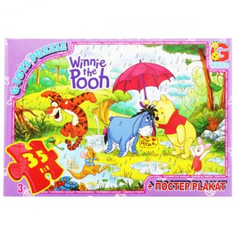 Пазли "Вінні Пух", 35 елементів + плакат