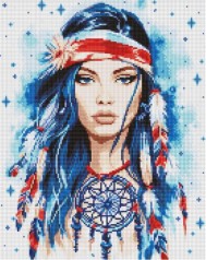 Набор с алмазной мозаикой Амулет с АВ стразами 40х50 см AMO7993