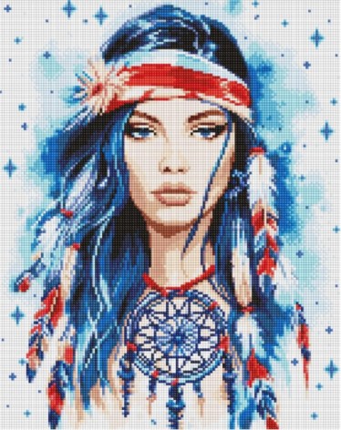 Набор с алмазной мозаикой Амулет с АВ стразами 40х50 см AMO7993