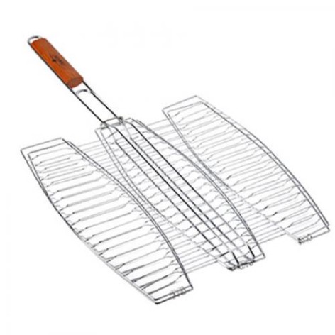 Решiтка-гриль для риби потрійна 65*40*36см MH-0089 