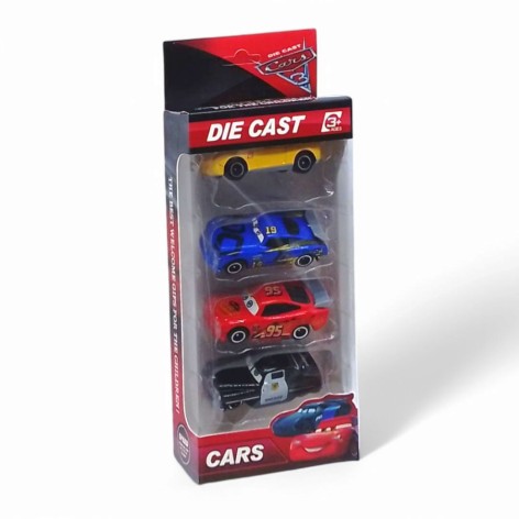 Набір металевих машинок "Тачки" 4шт (вид 3)