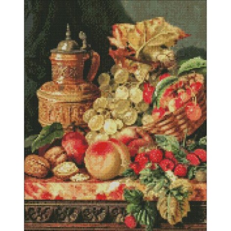 Алмазна мозаїка "Фруктова різноманітність" 40х50 см