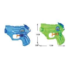 Водний пістолет 2 кольори, механічний принцип роботи, в п/е 