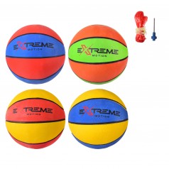 Мяч баскетбольный №7, резина, 520 грамм, 4 цвета /30/