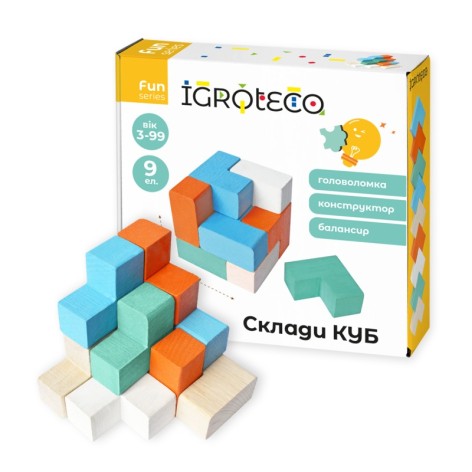 Дерев'яний конструктор Ігротеко 