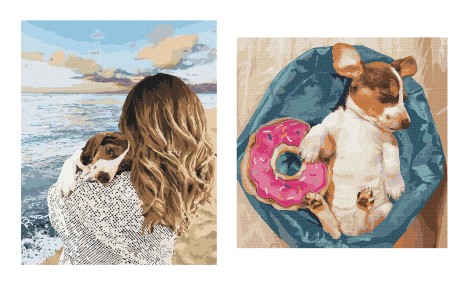 Набір для розпису по номерах.40х50 та 40х40