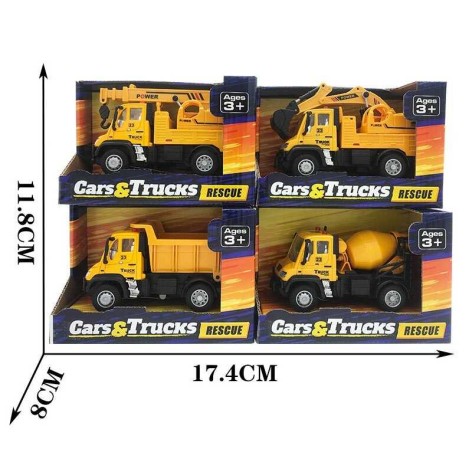Спецтехніка 4 види, в кор, МІКС ВИДІВ /96-2/