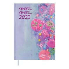 Дневник датированный 2022 Sweet, A5, лавандовый