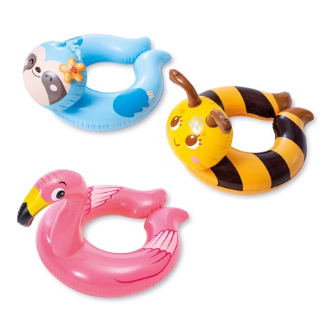 Коло надувне для плавання "Тварини" 3 види, 70-69-61 см