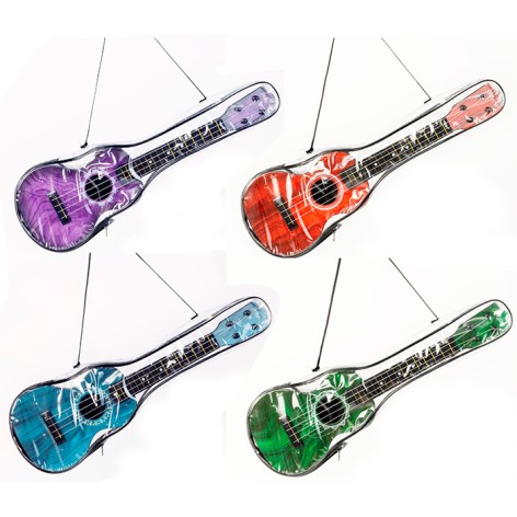 Гітара 54см, 4 струни, 4 види, у чохлі, 55-18-5,5см 