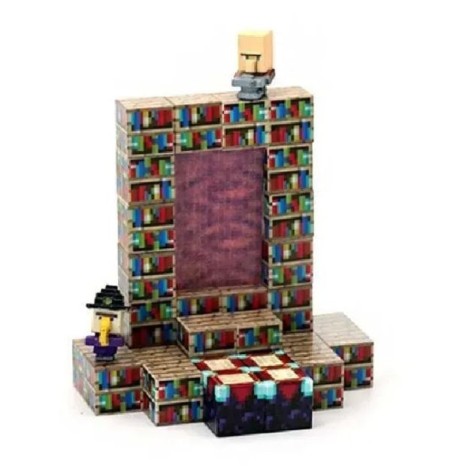 Конструктор магнитный "Майнкрафт/Minecraft" 35 элементов, фигурки героев, в коробке