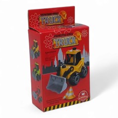 Конструктор пластиковый "Трактор. Бульдозер", желтый