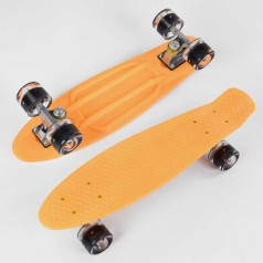 Скейт Пенні борд Best Board, світло, дошка = 55 см, колеса PU d = 6 см