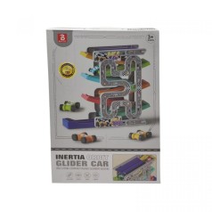 Трек 6 рівнів, 10 машинок, в коробці