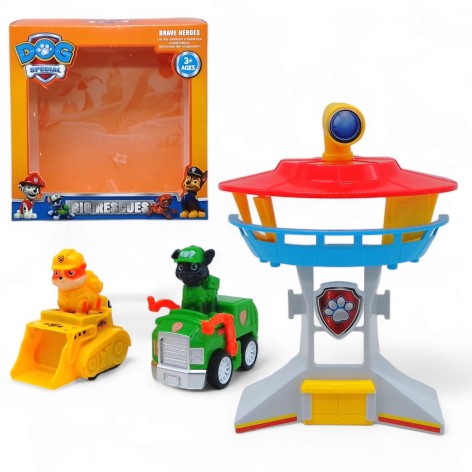 Набор "Щенячий патруль База" Крепыш и Рокки (XS802)