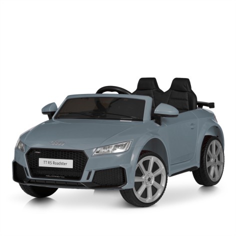 Машина M 5012EBLR-11 (1шт) 2,4G, 2мот*30W, 1акум12V10AH, муз,світл, MP3, USB,EVA, шкіра,сірий