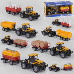 Трактор 4 види, світло, звук, інерція, в кор., мікс видів 