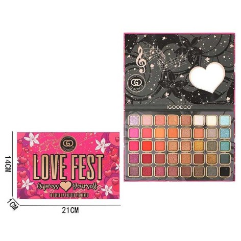 Косметика 40 кольорів тіней IG5700