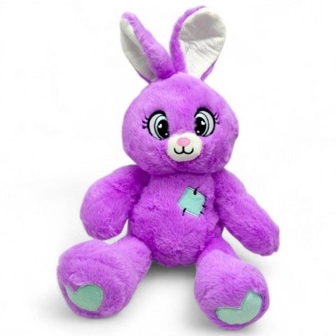 Мягкая игрушка "Кролик", люминесцентная (25 см. сидя)