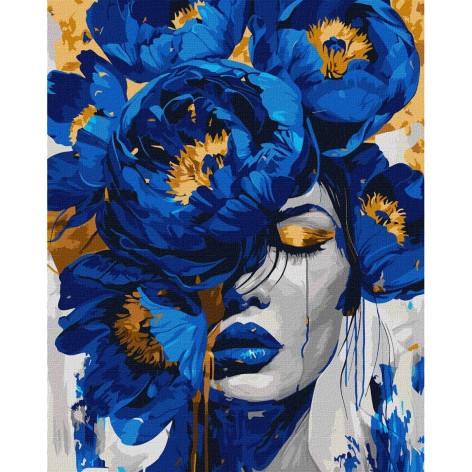 Картина по номерах с красками металлик "Таинственный шарм" 40х50 см