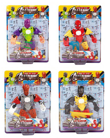 Конструктор 4 види,на планшетці 13,5*5*18,5см 