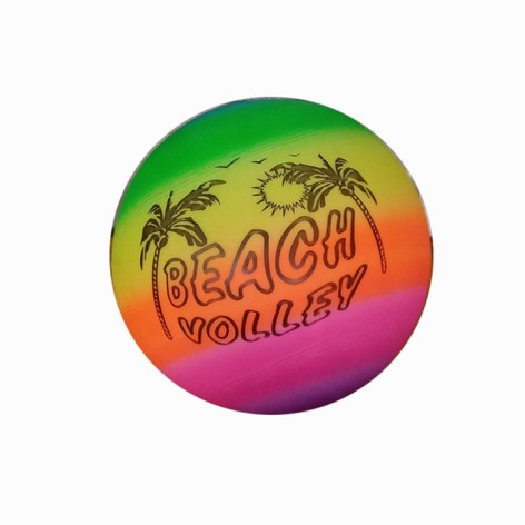 Мяч детский 6 дюймов, радуга, 55-60г, ПВХ, в п/э 
