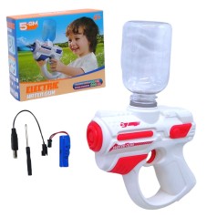 Водный пистолет MIC электрический с аккумулятором красный (9008B)