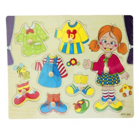 Рамка "Вдягни дівчинку"